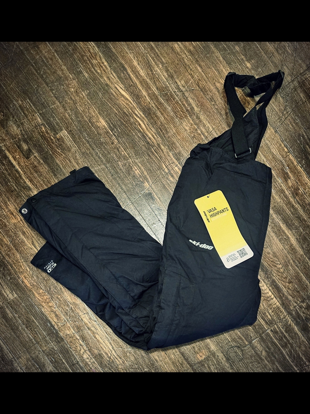 🆕 Women's L - Ski-Doo Vasa Highpants Insulated Snow Bib Pants - Black